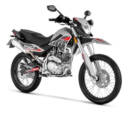 Imagen 2 de 25 de Motomel Skua Silver 150 Edition 0km Enduro Cross Solo Dni