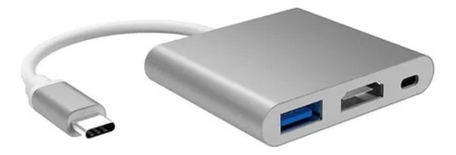 Adaptador 3 Puertos Tipo C Usb 3.1 Hdmi Usb 3.0 Hub 9884c