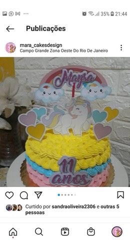 Imagem 3 de 5 de Bolos Decorados E Kit Festa