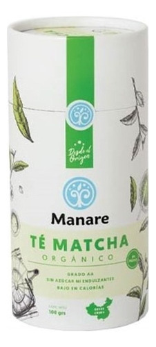 Te Matcha Orgánico Manare. Agronewen