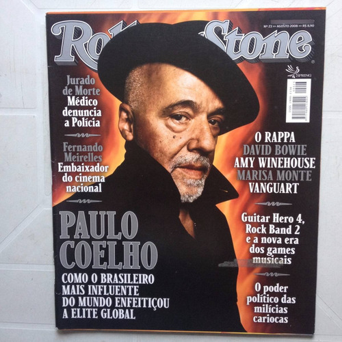 Revista Rolling Stone Paulo Coelho Devid Bowie Marisa H434