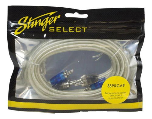 Cable Audio Rca A Rca Stinger Ssprca9 2.8 M Serie Select 2 Canales Cobre Premium