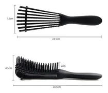 Comprar Escova Desembaraça Cabelo Cacheado Polvo Pente Modelador Top