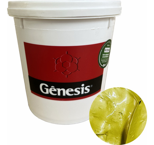 Tinta Hidrocryl Perolizado Ouro Rico 900ml Genesis