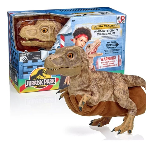 Dinosaurio Animatrónico Jurassic World Real Fx Bebé T-rex