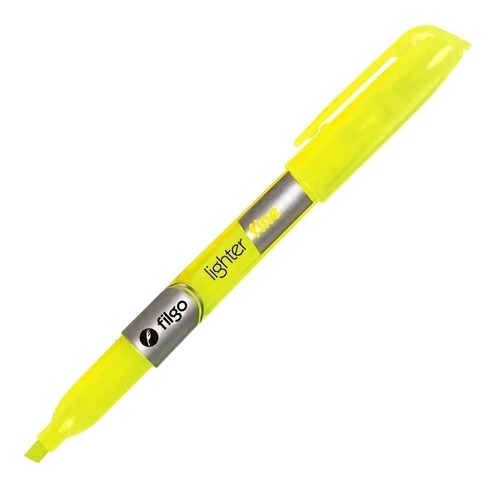 Marcadores Resaltadores Filgo Lighter Fine Flúo Amarillo X1