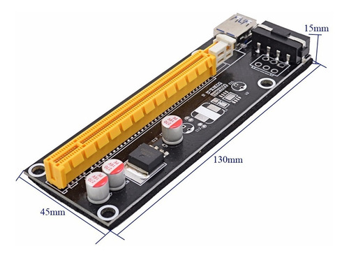 Riser Card Pci-e Usb3.0 Para Mineração Ethereum/bitcoin