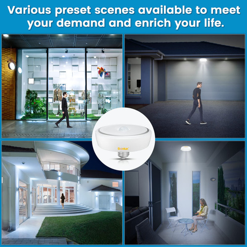 Luz De Techo Led Con Sensor De Movimiento Pir, 15 W