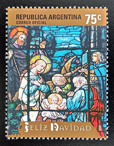 Argentina Arte, Sello Gj 3099 Navidad 2000 Mint L17834