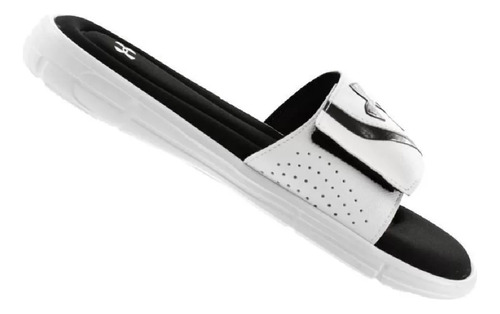 Chinelo Under Armour Ignite V Masculino - Branco E Preto