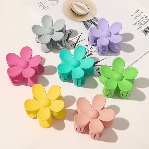 11 Pinzas De Flores, Clips De Margarita Y Colores Mate