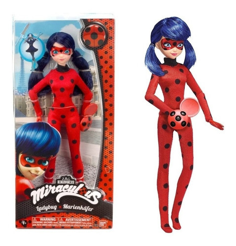 Ladybug Miraculous Daring Intrepida Lady Bug Bandai