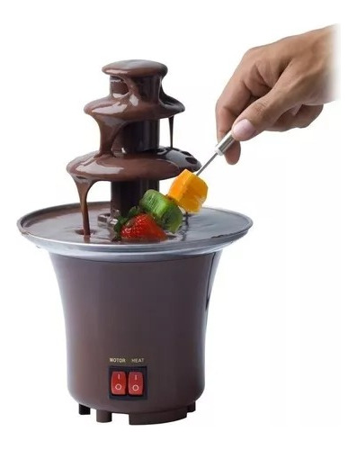 Máquina Cascada Fondue Chocolate 3 Pisos