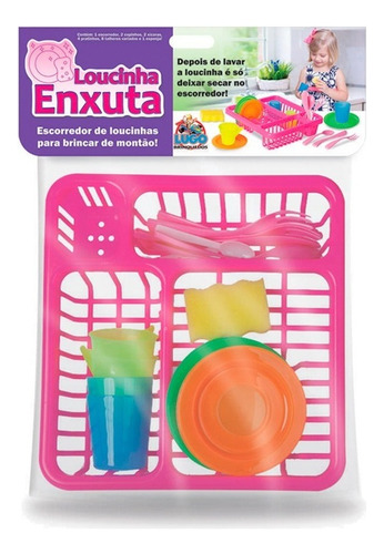 Brinquedo Escorredor De Louças Enxuta Utensílios De Cozinha