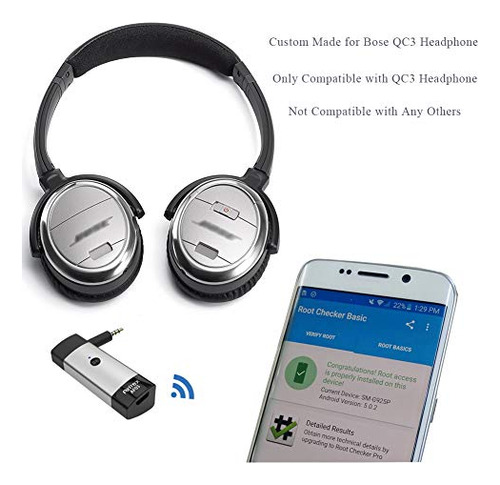 Adaptador Bluetooth Para Auriculares Bose Qc3