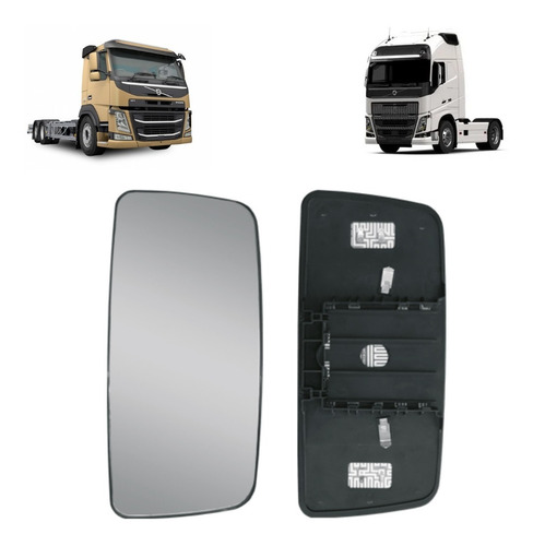 Lente Espelho Retrovisor Principal Caminhão Volvo Fh Fm 