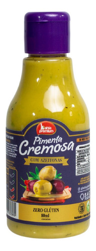 Molho Pimenta Gourmet Com Azeitonas Picância Moderada 80ml