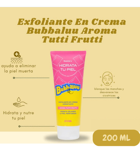 Exfoliante Corporal En Crema Bubbaluu 200 Ml