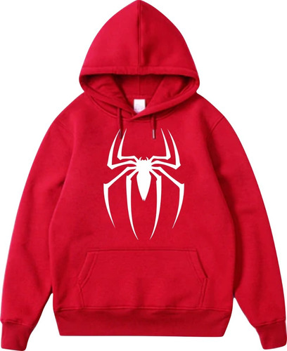 Sudadera Estilo Spider Man, Unisex Con Capucha Araña