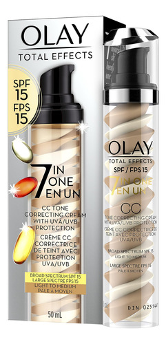 Crema Hidratante Olay Total Effects, Corrector De Tono, Spf