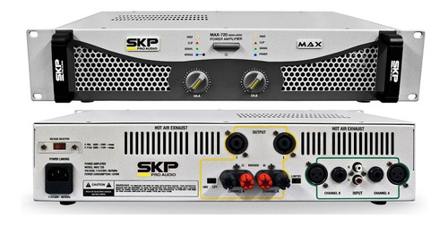 Amplificador Potencia Skp Max720 350w+350w Rms