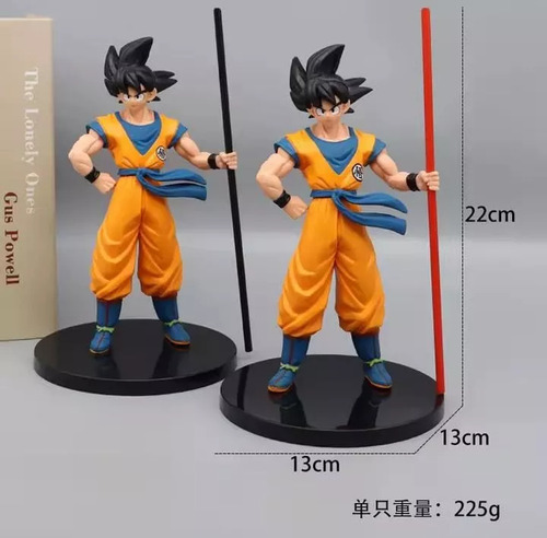 Goku Dragon Ball Z Figura Con Baculo Magico