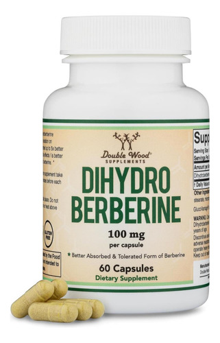 Suplemento De Diidroberberina 100 Mg, 60 Cápsulas (glucovant
