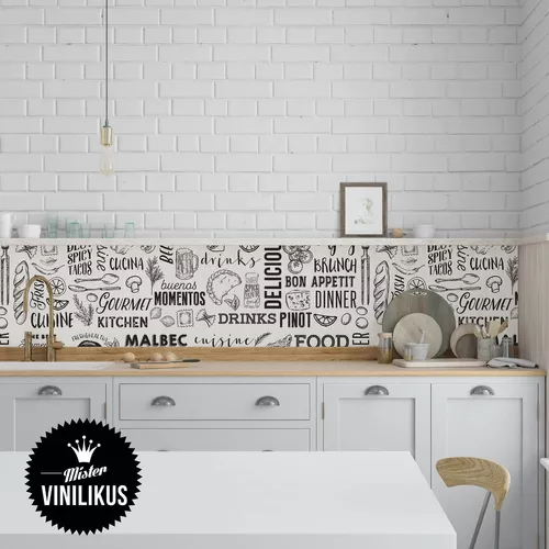 Vinilo para puerta Gourmet 01 - Mister Vinilikus