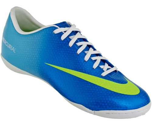 nike mercurial futsal azul