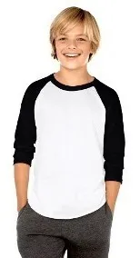 Playera raglan niño sales