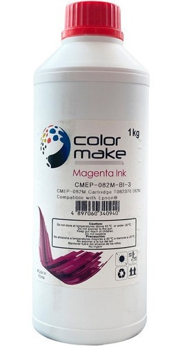 Tinta Compatible Epson Dye  1 Litro Color Make Magenta