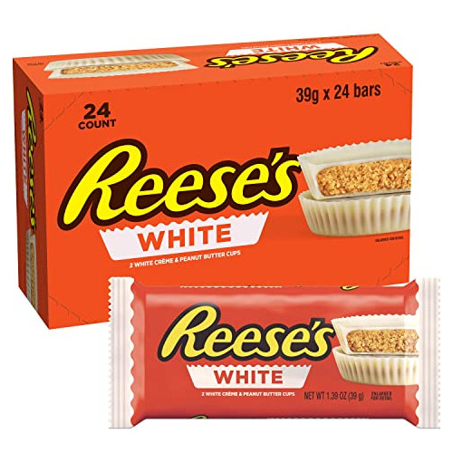 Peanut Butter Cups De Crema Blanca, 1.5 Oz, Paquete De ...