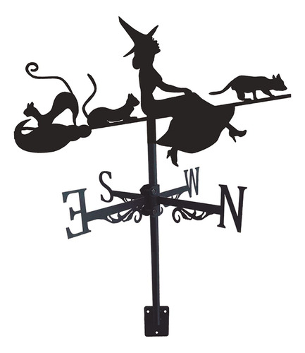 Weathervane Weather Rust Bruja Y Gato Bruja Y Gato
