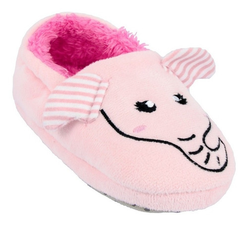 Pantufa Infantil Antiderrapante Menina Bebe Elefante Pimpolh