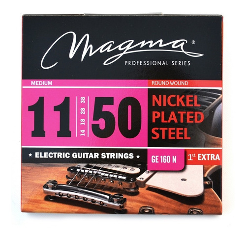 Encordado Eléctrica Magma Medium Ge-160n 011-050