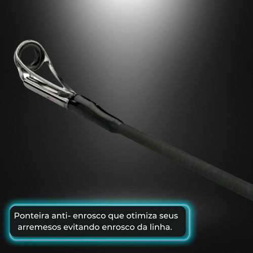 Vara Pesca 13 Fishing Fate Black 581 1,73m 17lb Carretilha