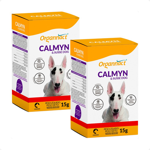 2 Calmyn & Susse Dog Organnact Suplemento Vitaminico - 15g