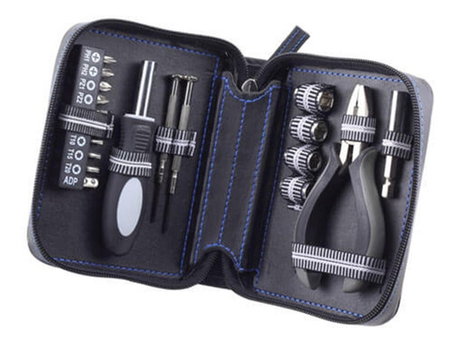 Imagen 2 de 3 de Set Herramientas 19 Piezas + Estuche