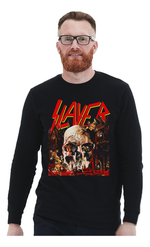 Polera Ml Slayer South Of Heaven Metal Impresión Directa