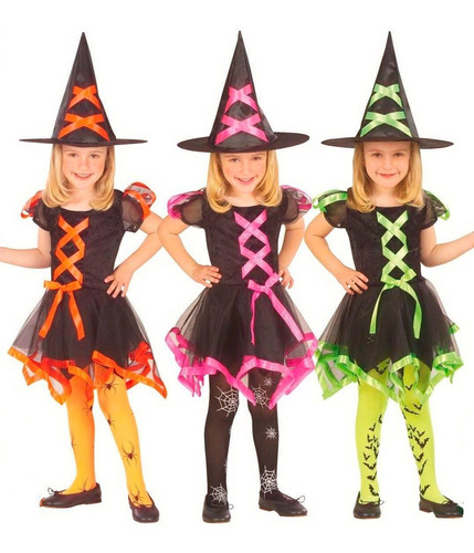 Disfraz Infantil De Bruja Halloween