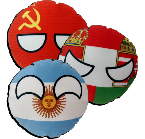 Peluche - Countryball - 23 Cm - A Elección - Lucky One