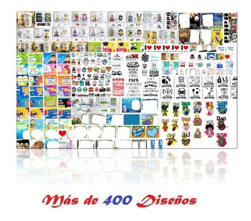 Imprimible + 400 Diseños Sublimación Día Del Padre