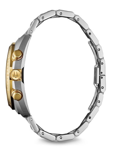 Relógio Bulova Curv Masculino Wb31952s 98a157 Misto Aço