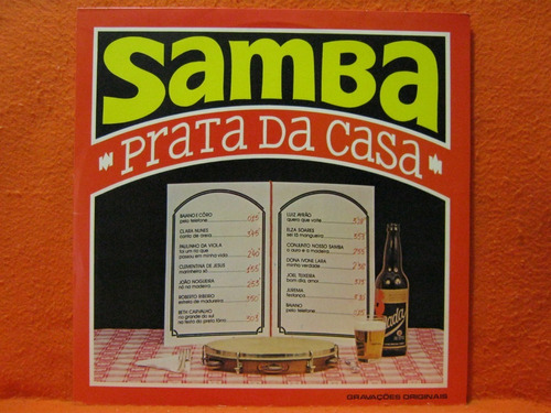 Samba Prata Da Casa - Lp Disco De Vinil