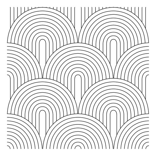 Haokhome 96033 - Papel Tapiz Abstracto Arcoris Negro/blanco,