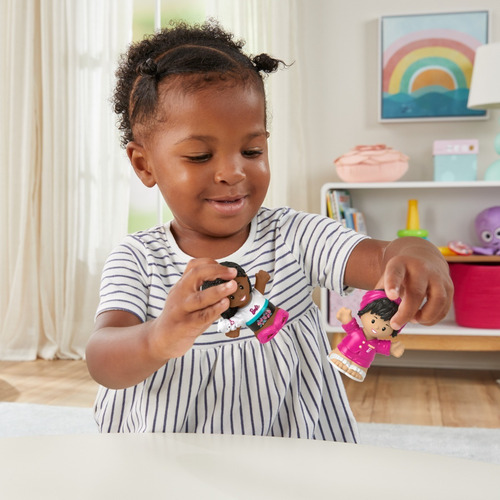 Juguete Para Bebes Fisher-price Little People Barbie Pijamad Color Multicolor