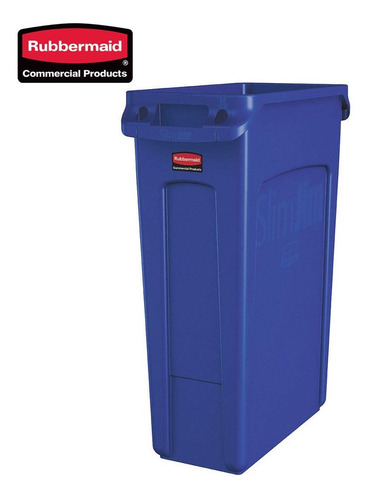 Contenedor Slim Jim Canales De Ventilación 3540 Rubbermaid