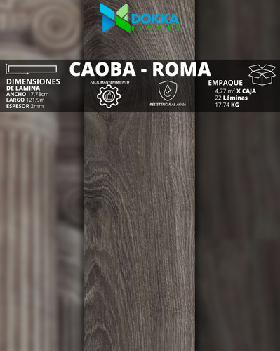 Piso De Vinil Tipo Madera Resistente Pega Incluida Caracas