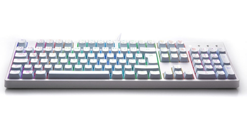 Teclado Gamer Mecanico Vsg Alnilam Switch Marron Rgb Blanco