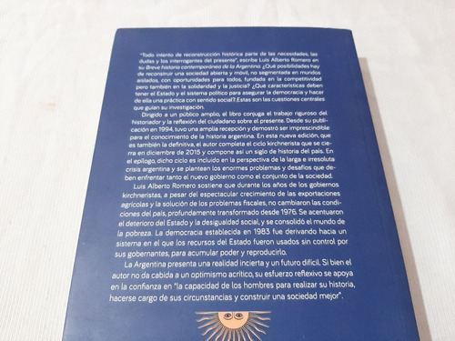 Breve Historia Contemporanea Arg 1916/ 2016 L A Romero Fce